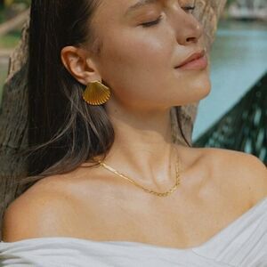 Minimalist snake chain necklace N634